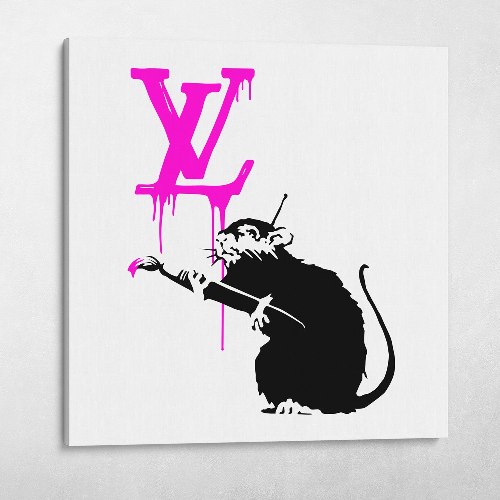 worldwide limitation 100 sheets DEATH NYC Bank si-Banksy[ manner boat .  young lady ] Louis Vuitton LOUISVUITTON LV pop art art poster present-day  art KAWS: Real Yahoo auction salling