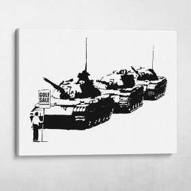 Golf Sale Banksy Street Art