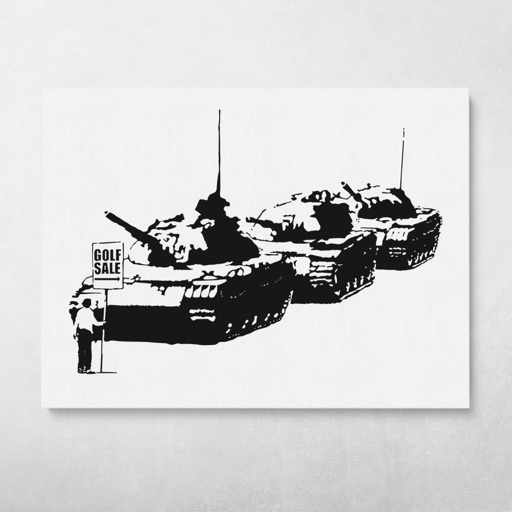 Golf Sale Banksy Street Art Golf Sale Banksy Street Art