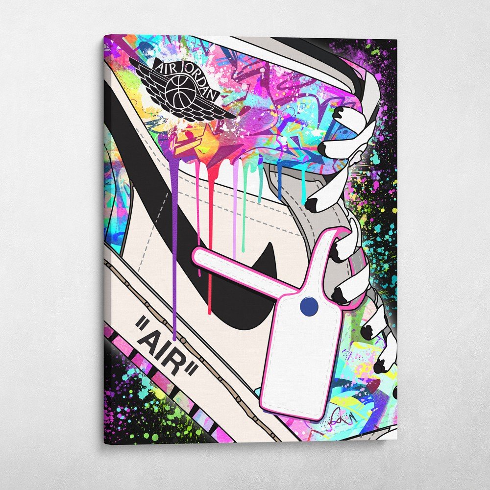 Off White Air Graffiti Hi Tops