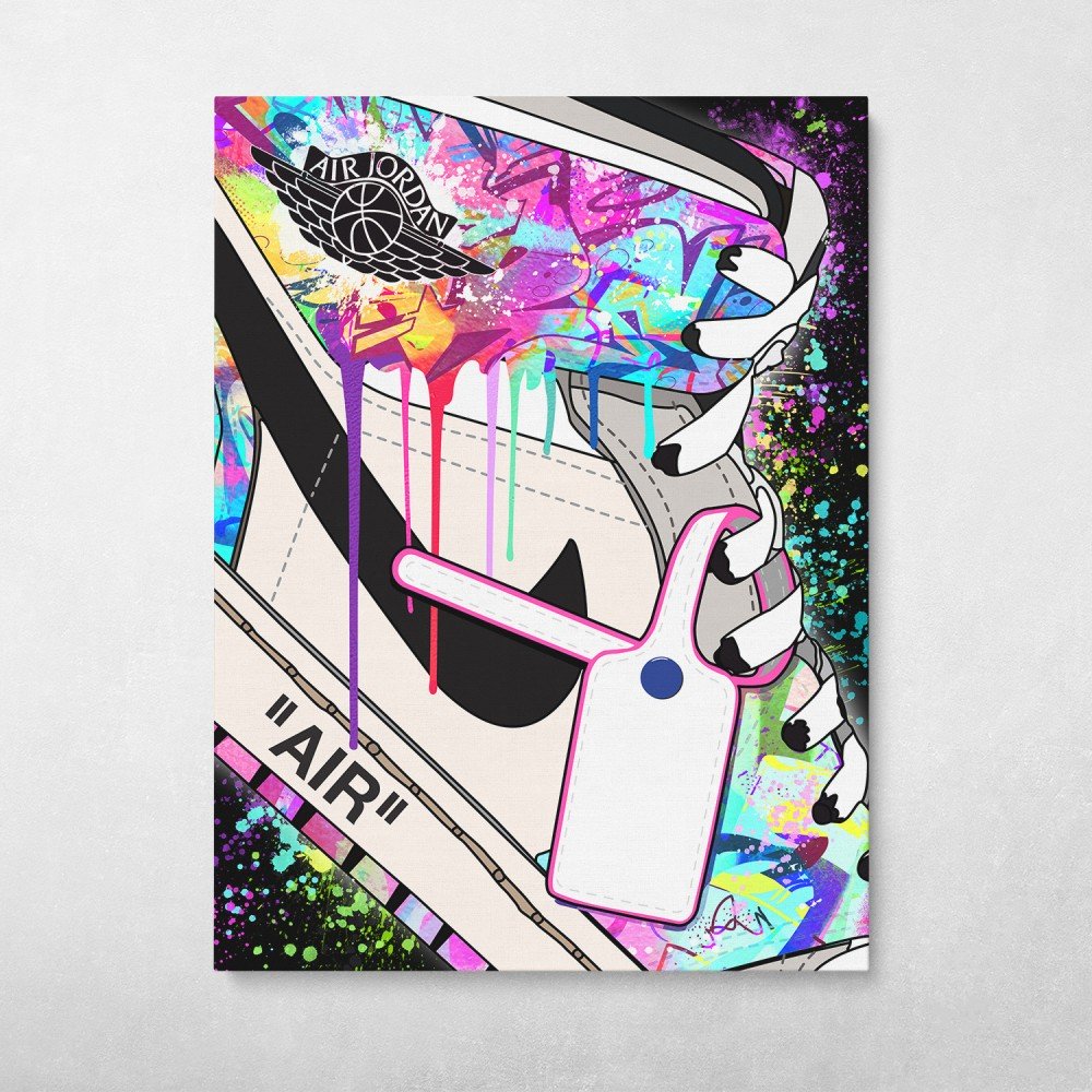 Off White Air Graffiti Hi Tops