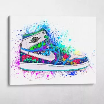 Graffiti Air Hi Tops