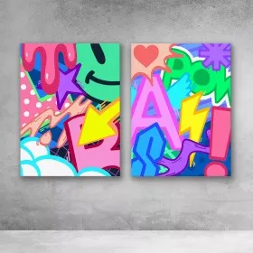 Graffiti Pop Art Set