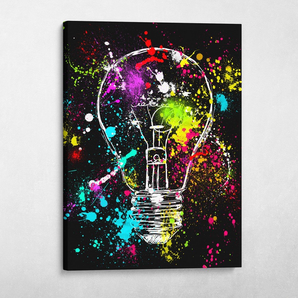 Graffiti Lightbulb