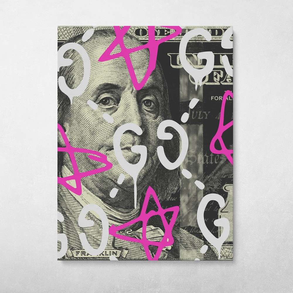 gucci canvas wall art