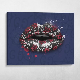 Gucci Ghost Lips (Red/White)
