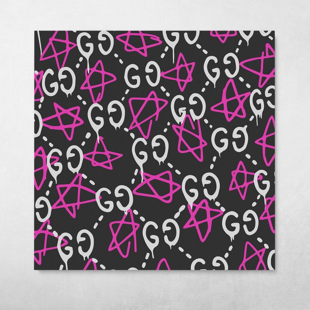 Pattern Fashion Pop Culture Canvas Wall Art