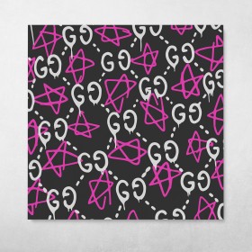 Gucci Ghost Pattern (Pink White)