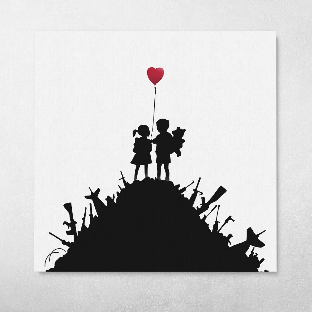 Kids On Guns Banksy Street Art Kids On Guns Banksy Street Art