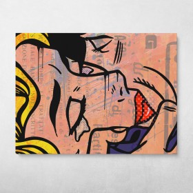 Kiss Graffiti Street Art