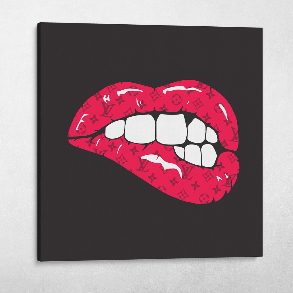 Louis Pop Art Lips - Dark