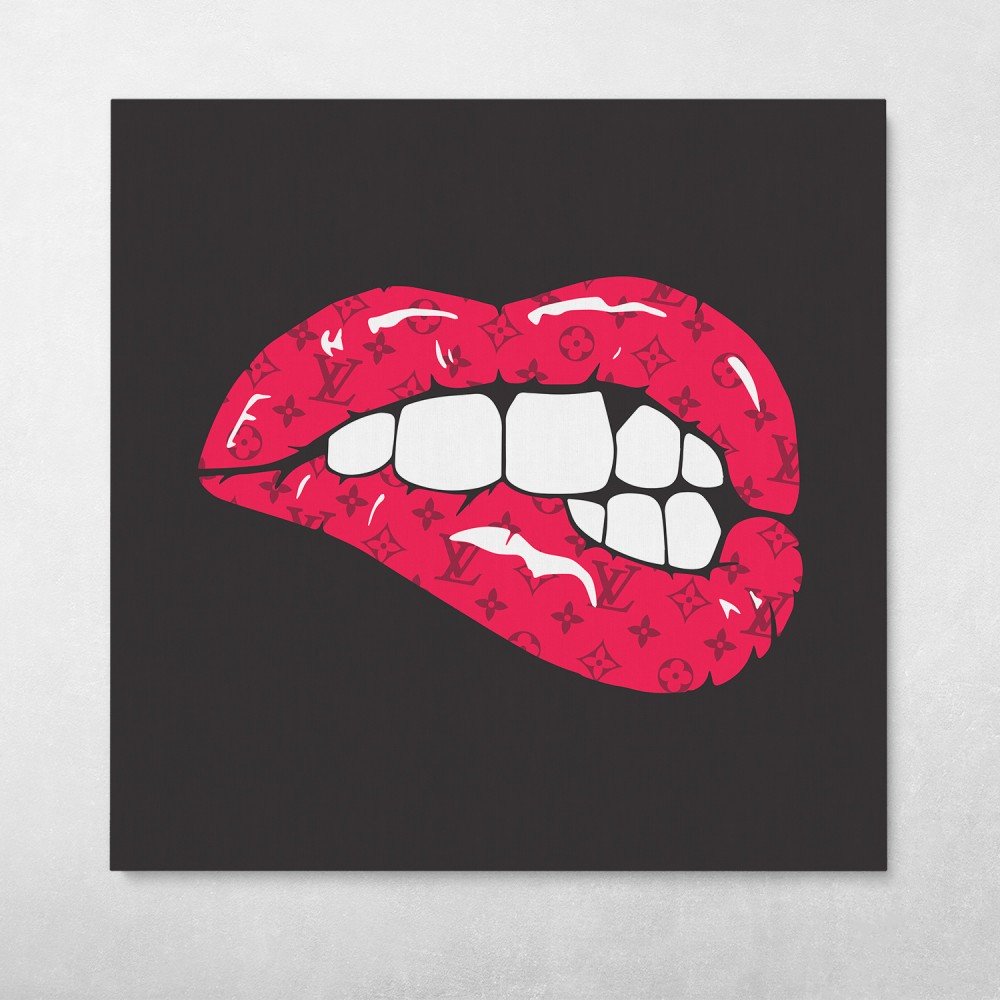 Louis Pop Art Lips - Dark