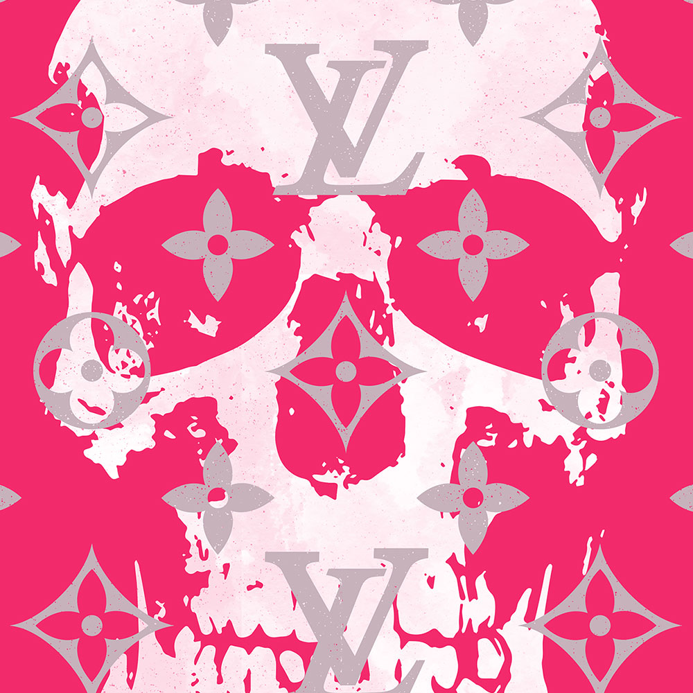 Louis Vuitton Skull Fashion Pop Culture Modern Canvas Wall Art