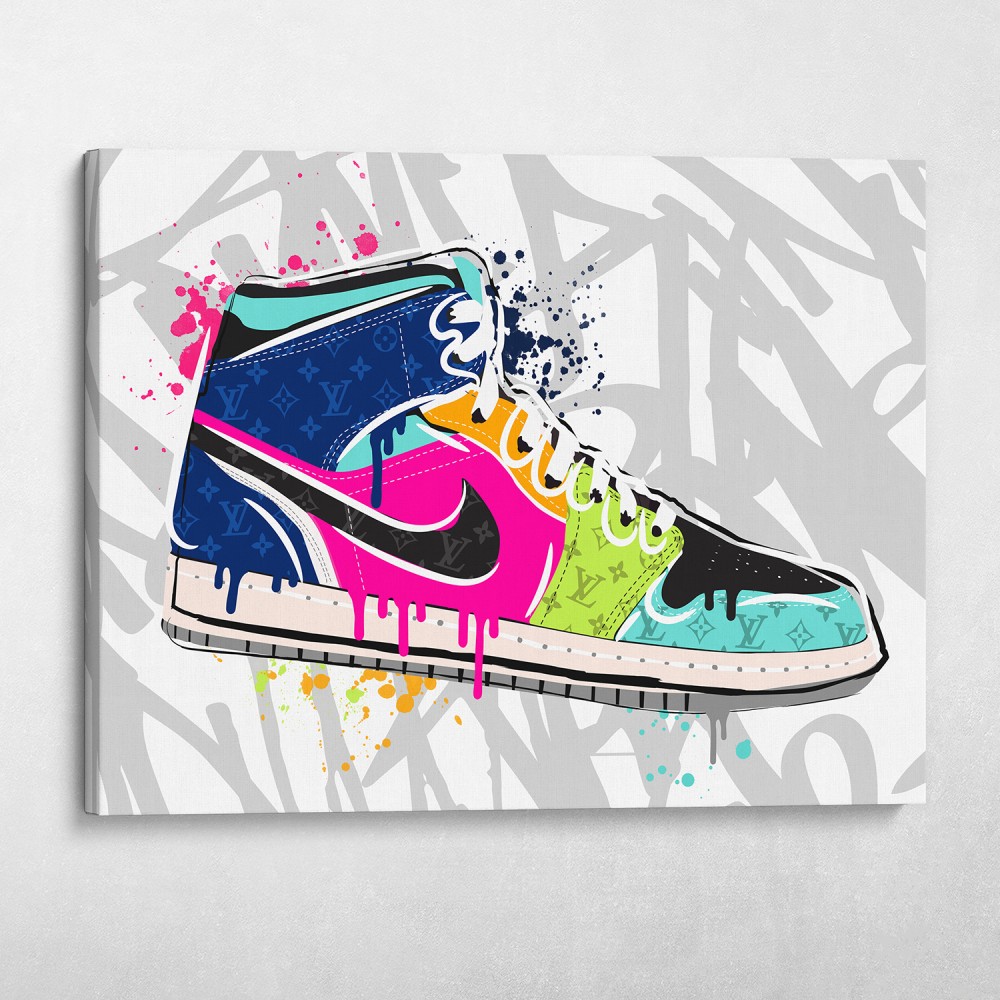 vuitton graffiti shoes