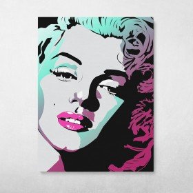 Marilyn Monroe Graffiti Pop Art Modern Wall Art