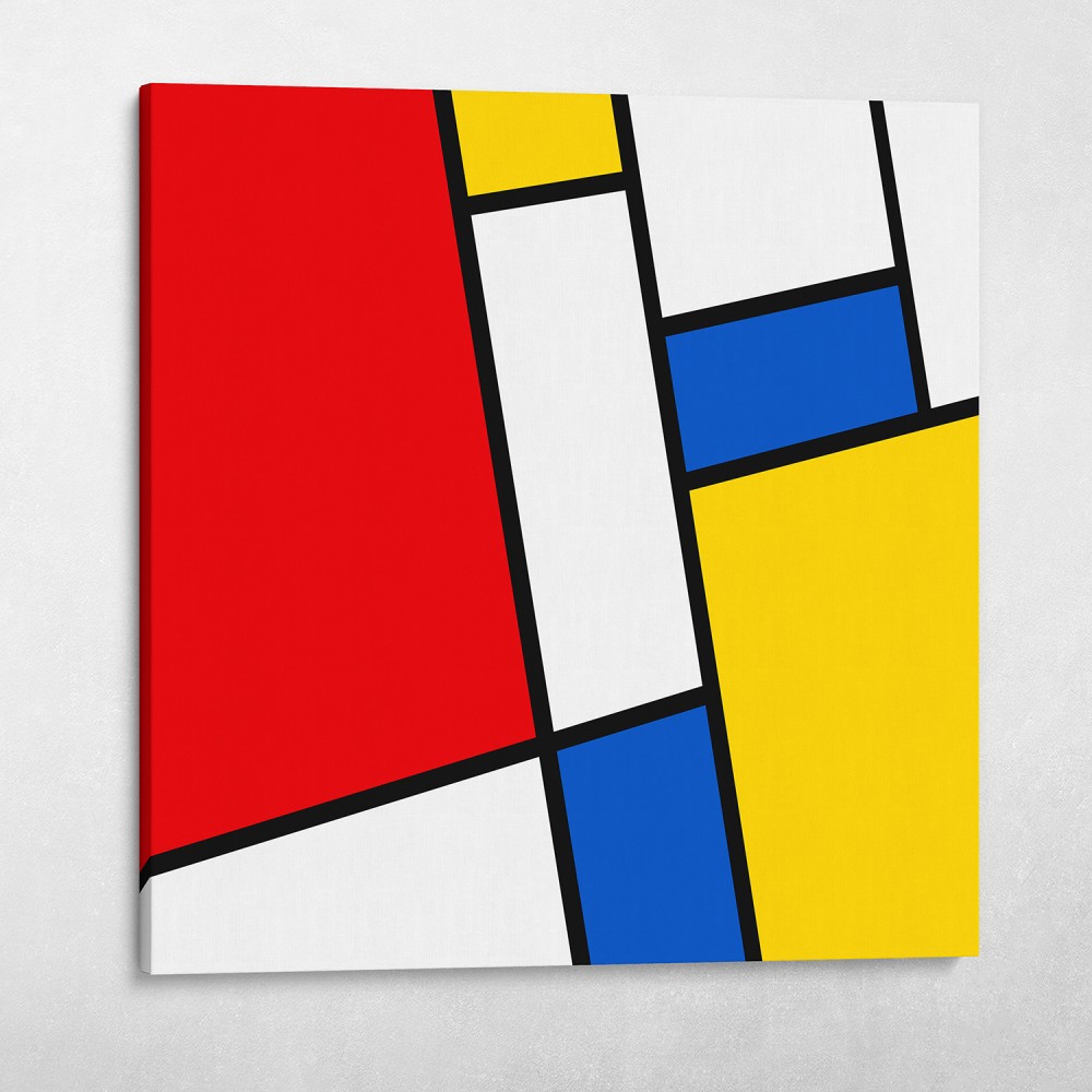 Modern Mondrian Pattern #2