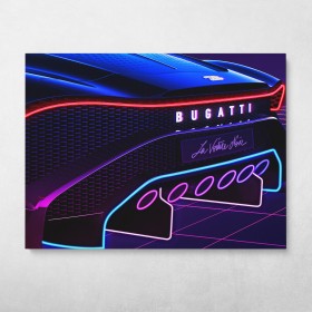 Neon Bugatti