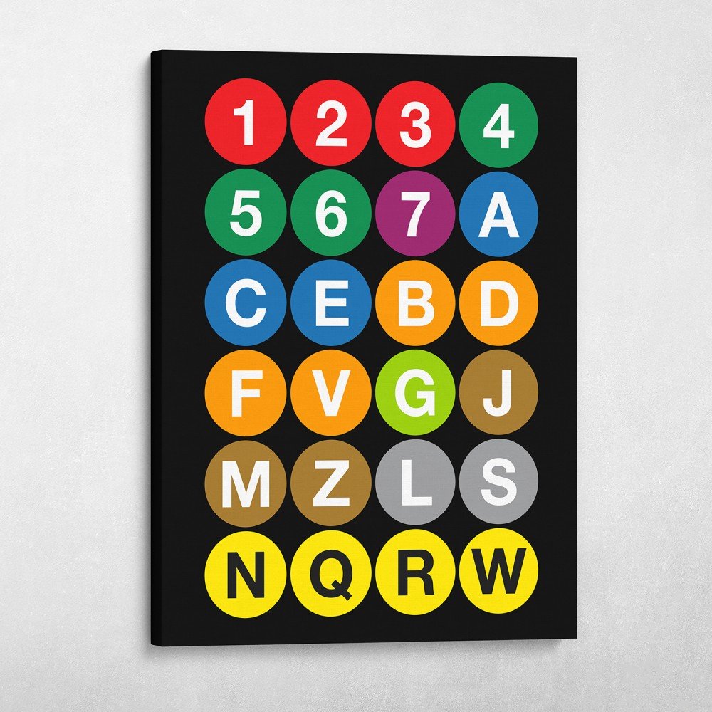 NYC Subway Iconography Sign