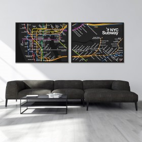NYC Subway Map Set