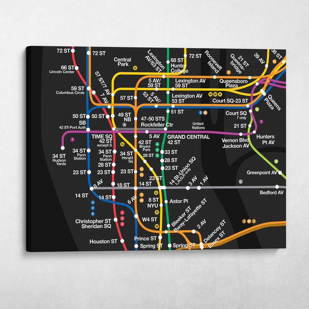 NYC Subway Map Set
