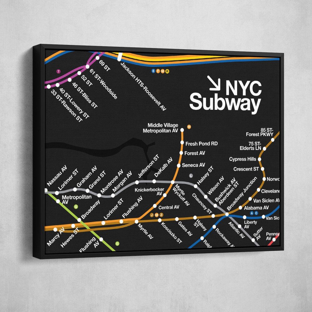 NYC Subway Map Set