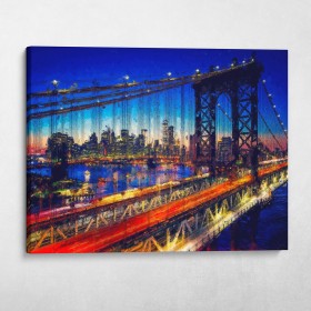 Manhattan Bridge Twilight