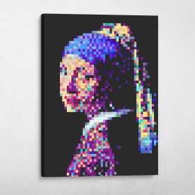 Pop Art Girl with a Pearl Earring