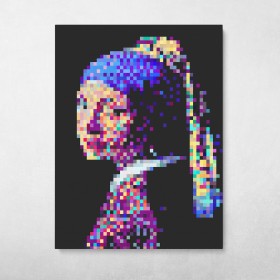 Pop Art Girl with a Pearl Earring