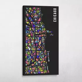 Chicago Pop City Map