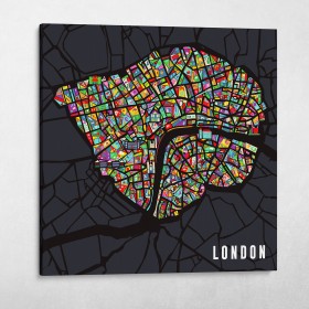 London Pop City Map