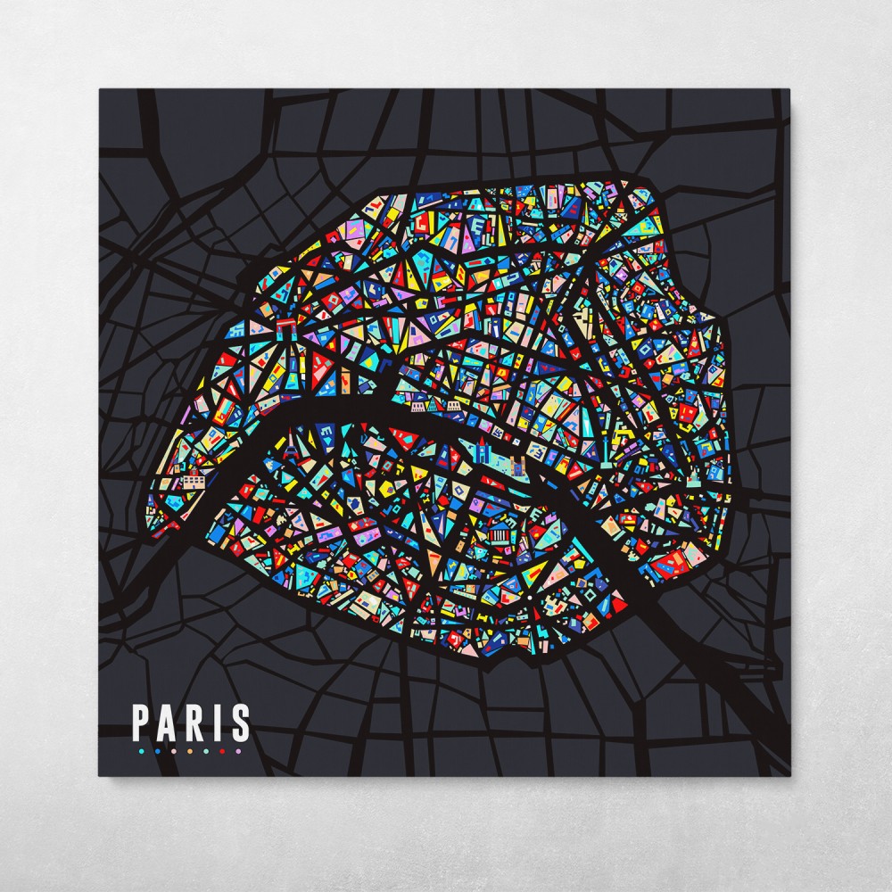Paris Pop City Map Paris Pop City Map