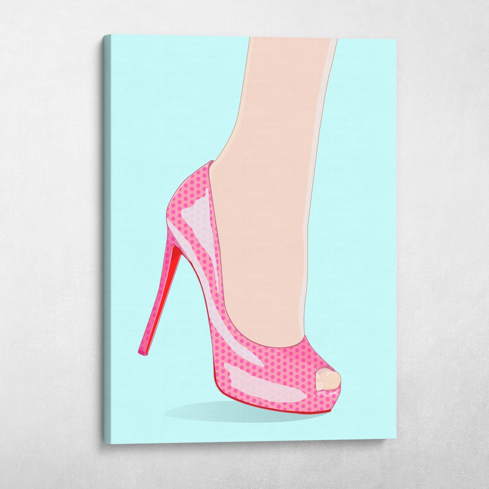 Pink Polka Dot Pumps