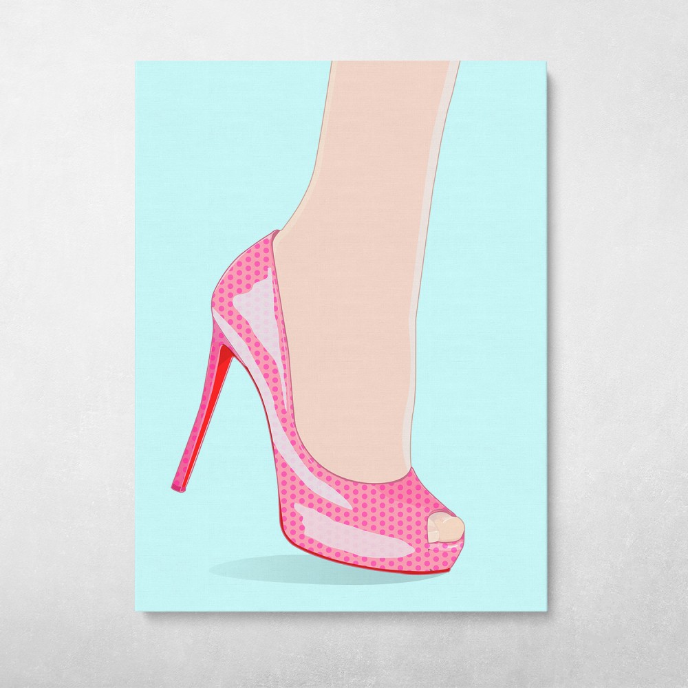 Pink Polka Dot Pumps