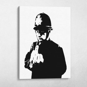 Rude Copper Banksy Street Art