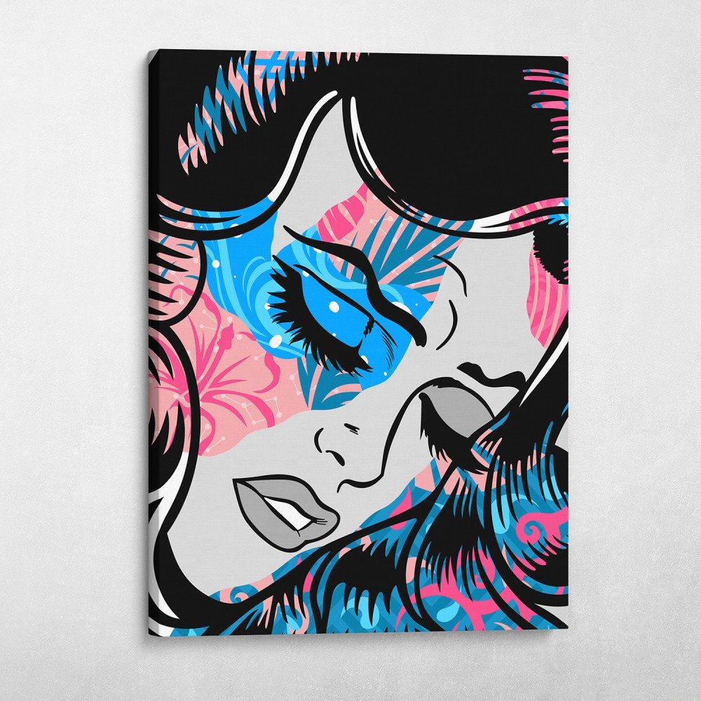 Sad Pop Art Girl