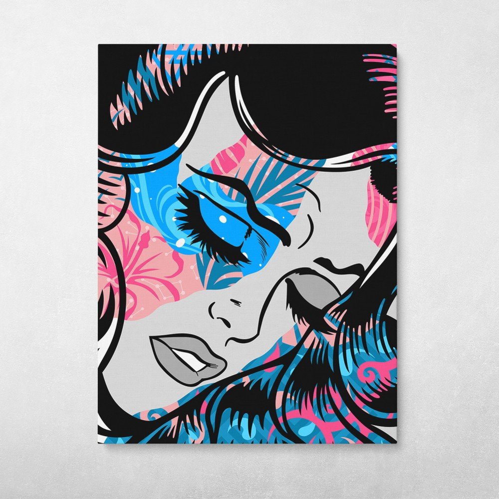 Sad Pop Art Girl