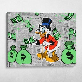 Scrooge Raining Cash