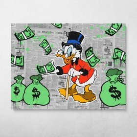 Scrooge Raining Cash