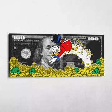 Scrooge $100 Bill Money Dive