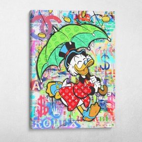 Scrooge Raining Money
