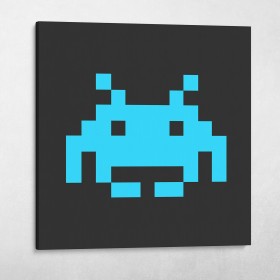 Space Invaders - Blue