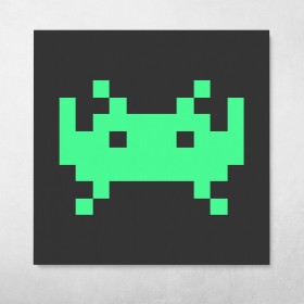 Space Invaders - Green