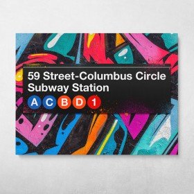 Subway Columbus Circle Graffiti