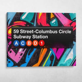 Subway Columbus Circle Graffiti