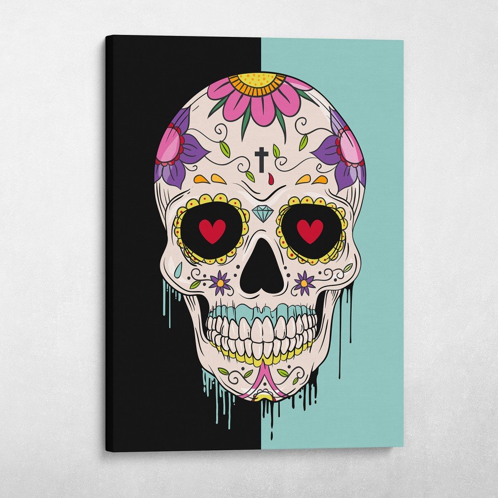 Sugar Skull Pop Graffiti Street Art Sugar Skull Pop Graffiti Street Art