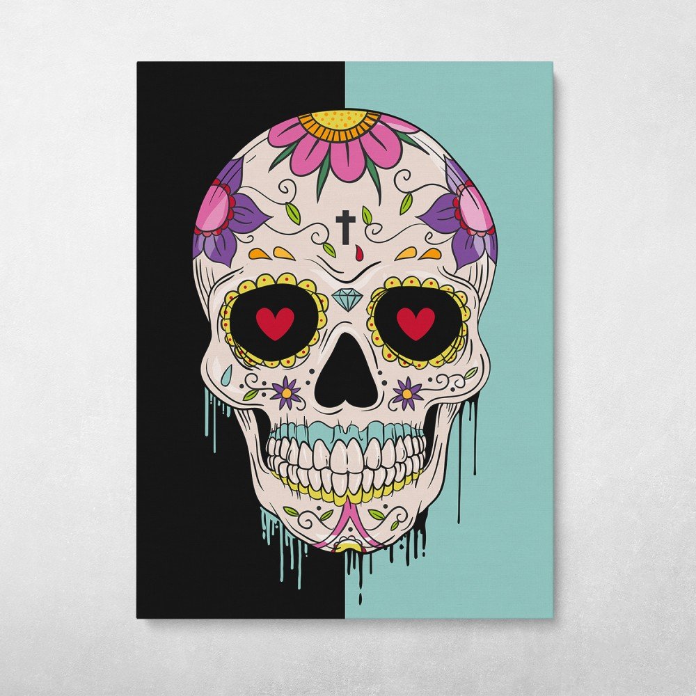 Sugar Skull Pop Graffiti Street Art Sugar Skull Pop Graffiti Street Art