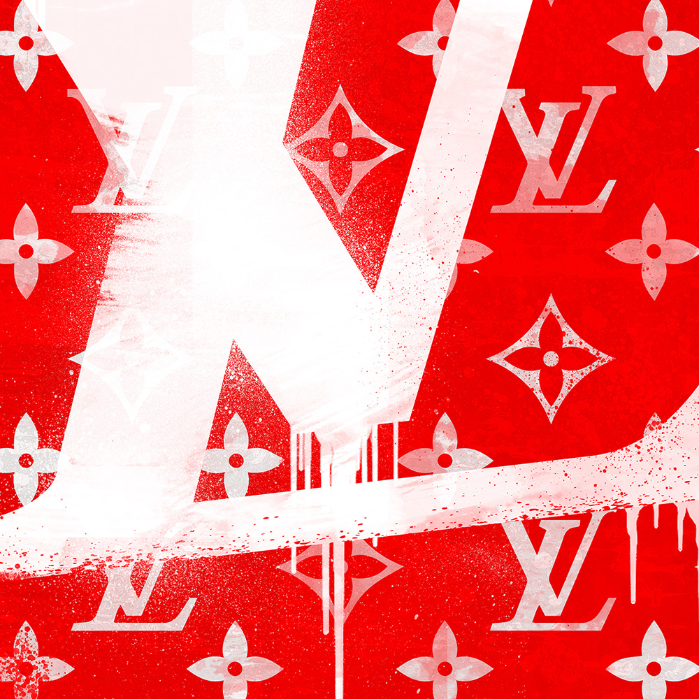 Louis Vuitton Supreme Red Logo - LogoDix