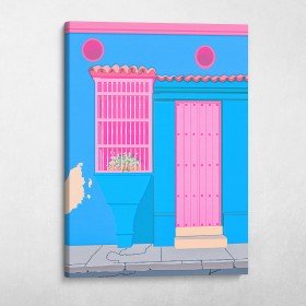Caribbean Doors (Blue)