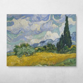 Wheat Field With Cypresses - Van Gogh