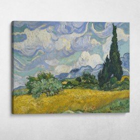 Wheat Field With Cypresses - Van Gogh